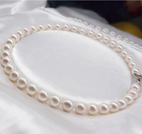 huge charming 11 12mm natural south sea genuine white round pearl necklace for women free shipping jewely