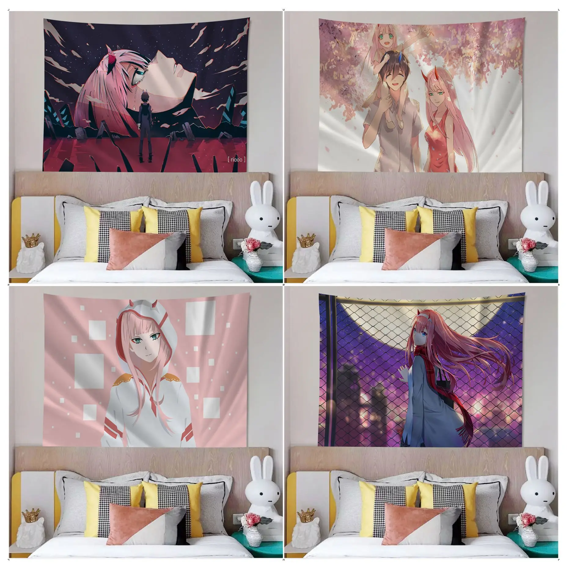 

Darling In The Franxx Tapestry Chart Tapestry for Living Room Home Dorm Decor Art Home Decor