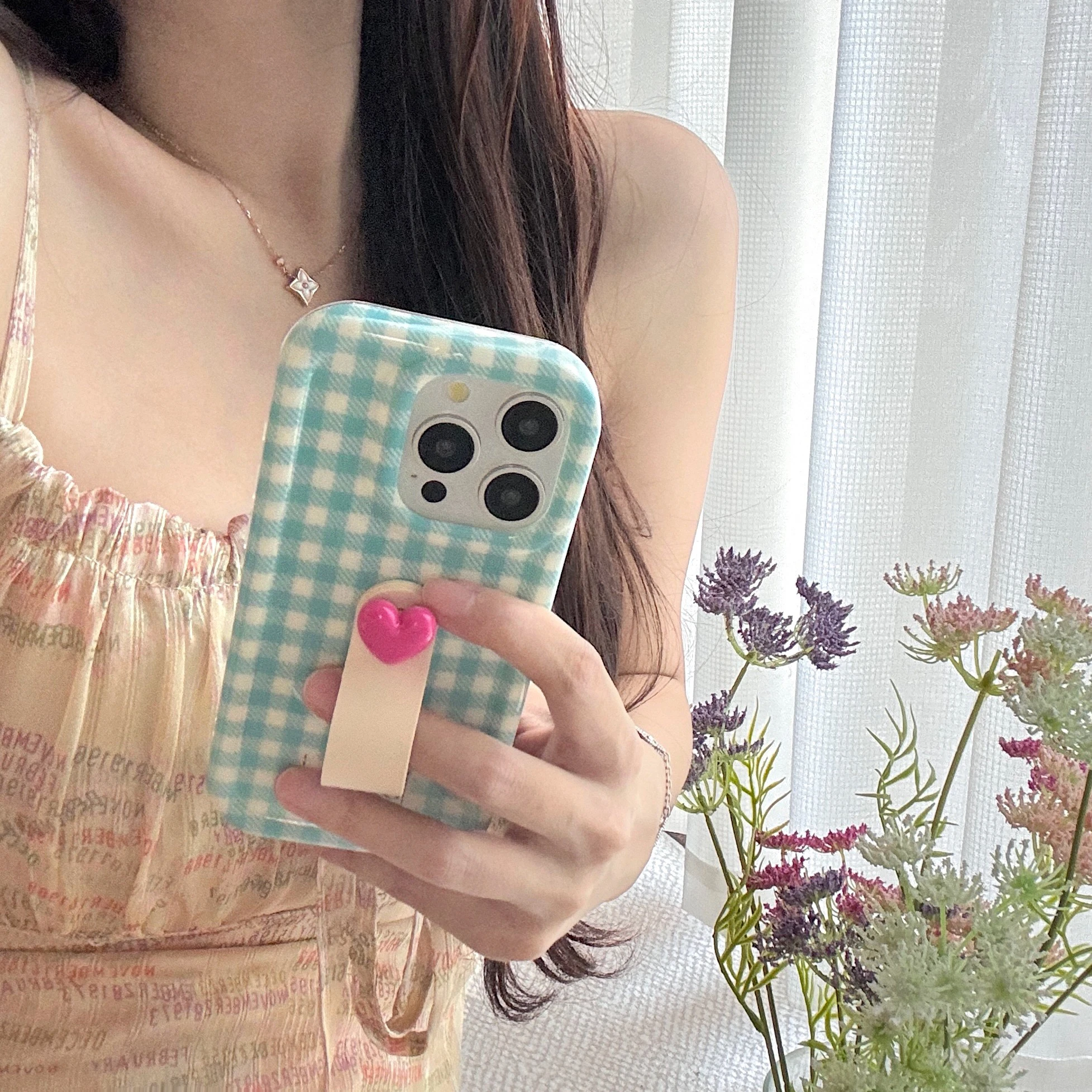 Корейский стиль Instagram шикарный винтажный синий шашки 3D кольцо ремешок Модный