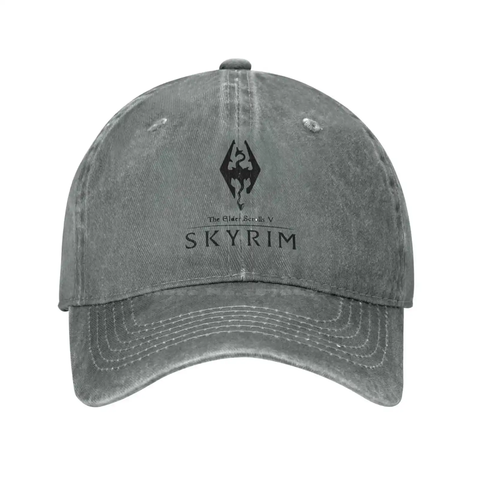 

Skyrim Top Quality Logo Denim cap Baseball cap Knitted hat