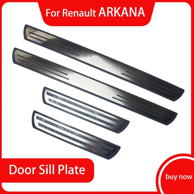 

Car Accessories Stainless Steel Scuff Plate Door Sill Cover For Renault ARKANA xm3