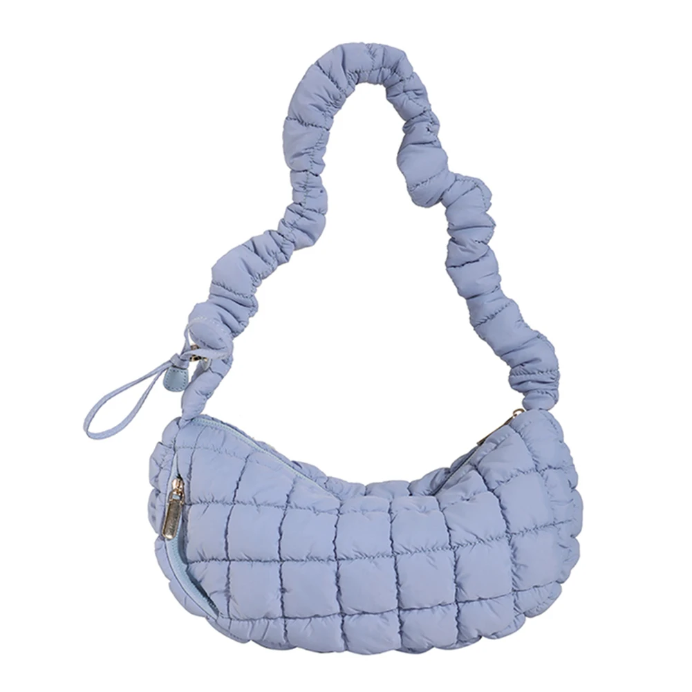 

Women Shoulder Bags Quilted Padding Pleated Cloud Ladies Handbags Fashion Casual Simple Large Capacity Girls Tote Purse