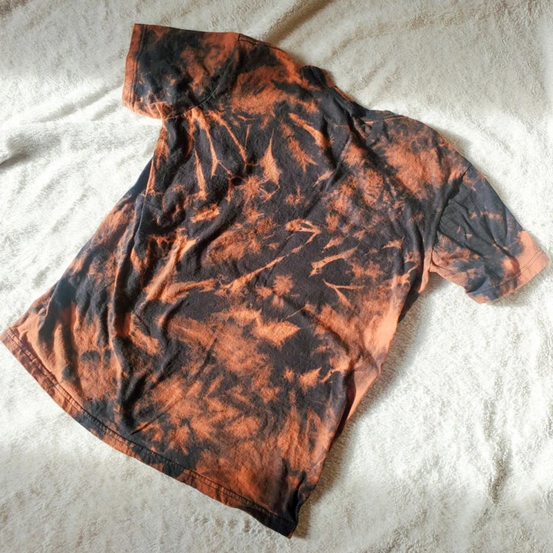 

The Doors T-shirt Tie-dye printed casual short-sleeved T-shirt