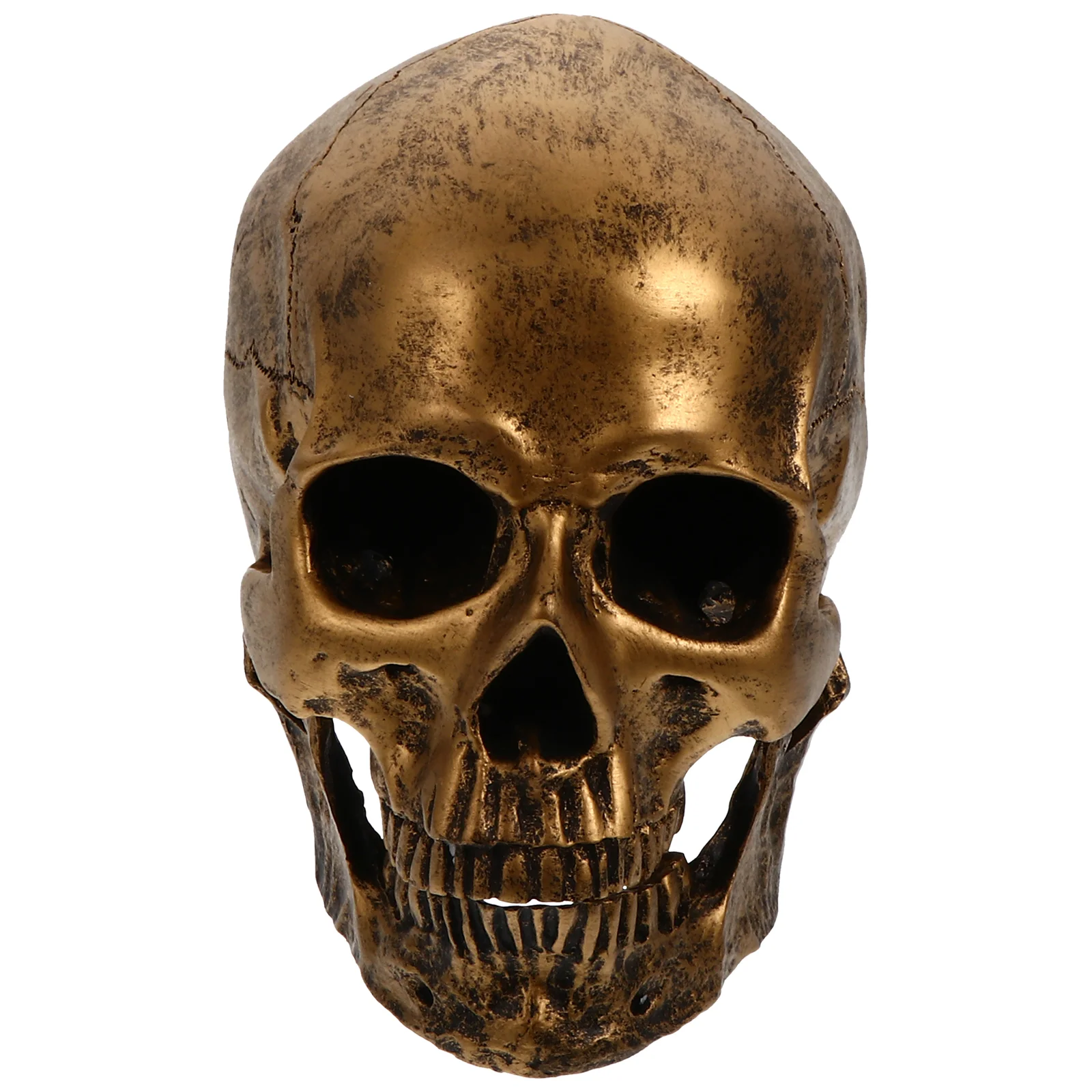 

Статуэтка человека из смолы на голову, модель статуи, декоративная фигурка, украшение, реалистичное украшение, костяная скульптура