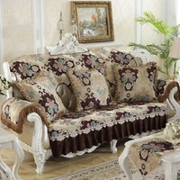 european retro chenille lace covers for sofas 1 2 3 4 seater floral leather couch slipcover protector armchair cover non slip