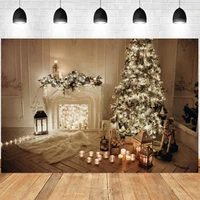 christmas party photography backdrop window tree gift glitter christmas decoration backdrop portrait photo background props
