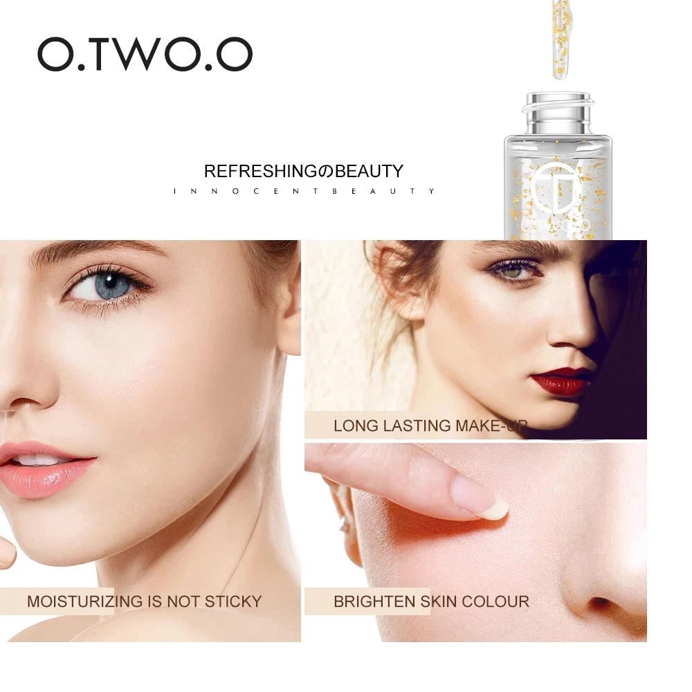 

O.TWO.O Professional Makeup Primer Anti-Aging Moisturizer Face Care Essential Oil Makeup Base Liquid 18ml Makeup Skin Care