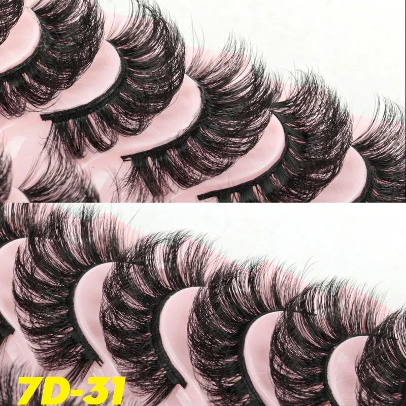 10 коробок оптовая продажа накладные ресницы эффектные русские полоски ресниц