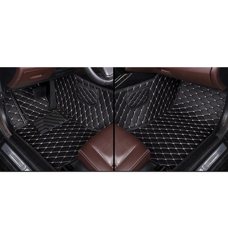 

YUCKJU Custom Front Row Leather Car Mat for Chevrolet All Models Cruze Captiva Sonic Sail Spark Aveo Blazer Epica Car-Accessorie