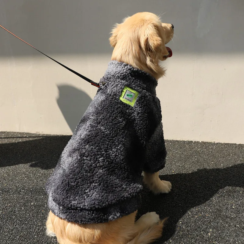 

Winter Big Dog Clothes, Pet Dog Coat, New Thickened Warm and Cold Proof, Suitable for Small and Medium-sized Labrador Dog Jacket