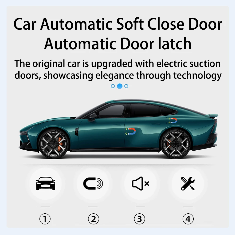 Фото Для Chery iCar 03 Jaecoo J6 EJ6 6 EV Aiqar eQ3 X3 Plus Автоматическое мягкое закрытие двери Электрическая всасывающая система автоматического закрытия мощности №2