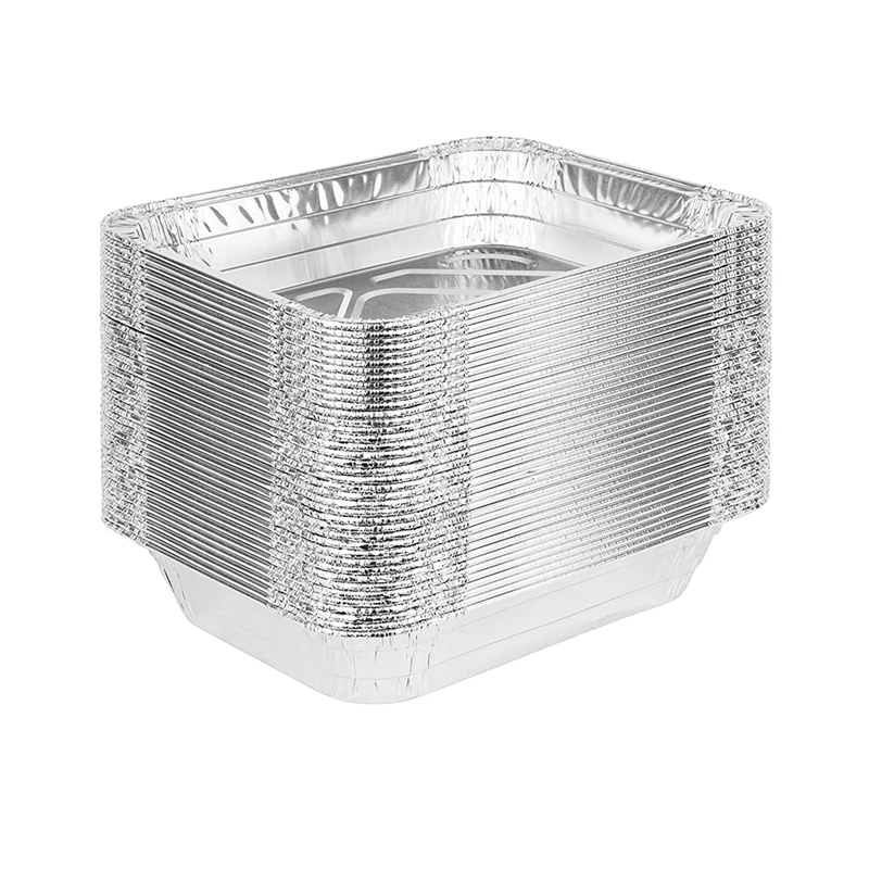 

Алюминиевые кастрюли из одноразовой фольги (30 шт.)-полуразмерный паровой стол, зеркальные кастрюли из оловянной фольги отлично подходят для приготовления пищи, подогрева