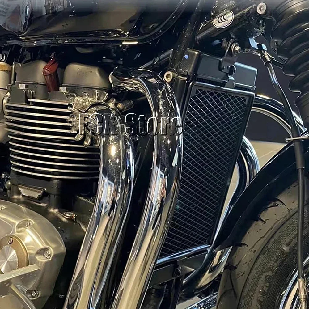 Для Bonneville T120 T100 Thruxton RS/Speed Twin/Street Twin мотоциклетная решетка радиатора защита крышки