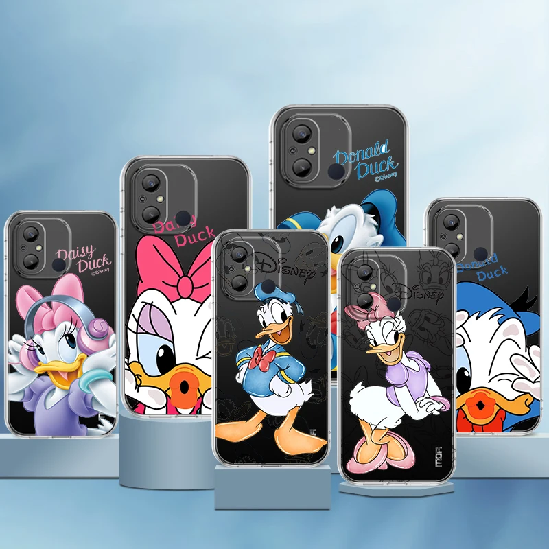 

Daisy Donald Duck For Xiaomi Redmi 12C 11 A1 Plus 10 10X 9T 9C 9C 8 7 6 4G 5G Silicone Soft Transparent Phone Case Coque Capa