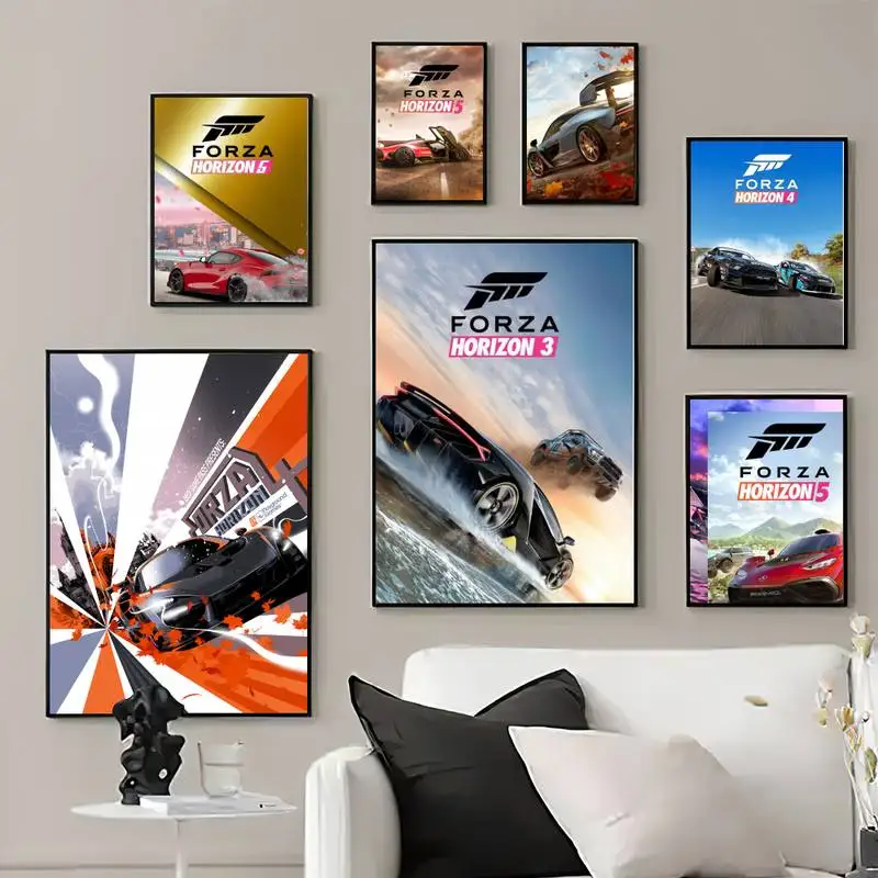 

Плакат f-forza game horizon, принты, настенные картины, украшение для гостиной и дома