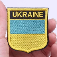 ukraine flag patch shoulder badges iron on ukrainian national emblem embroidered patches for clothing thermoadhesive stickers