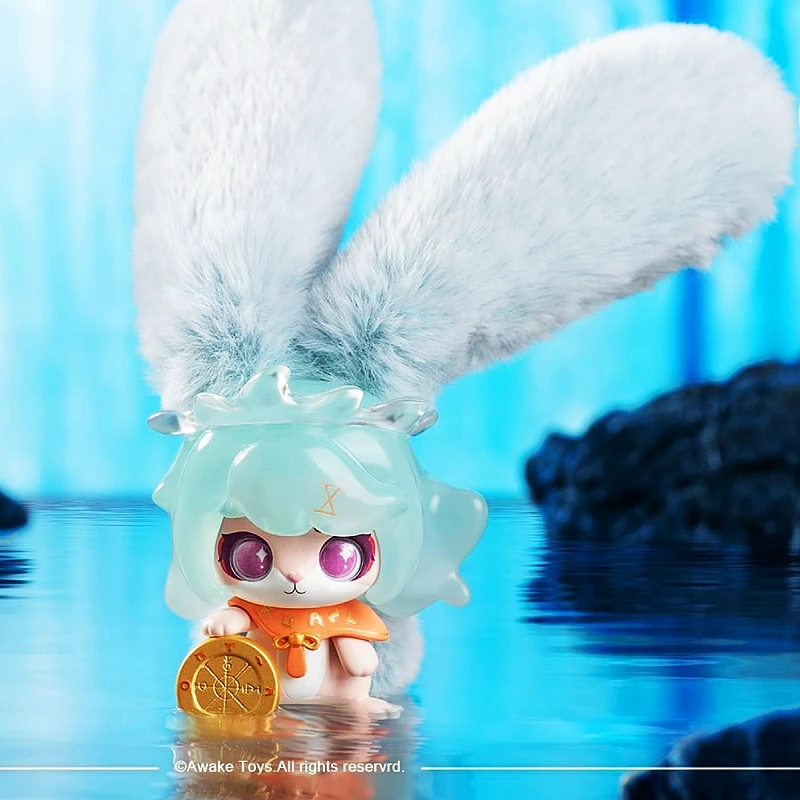 Cup Rabbits Dreamland Journey Series Mystery Box Blind Box Cute Action Anime Figure Kawaii  Model Designer Doll Gift Toys