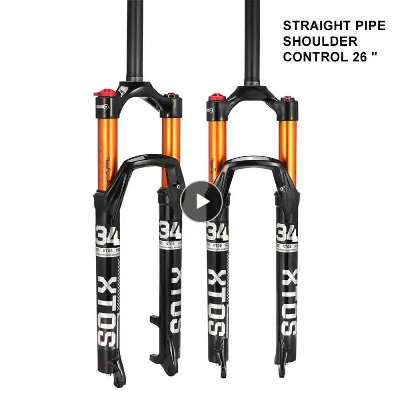 

Bike Accessories Bike Front Fork Durable Double Shoulder Air Fork Bike Shock Forks Shock Absorption Shock Absorbing Forks