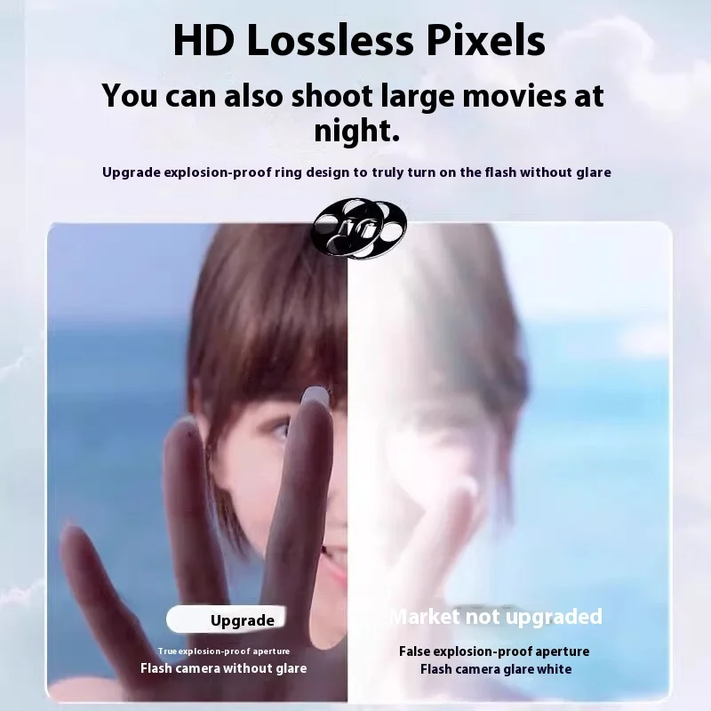 Стеклянная крышка объектива задней камеры Vivo X200 Pro Mini с защитой от царапин для