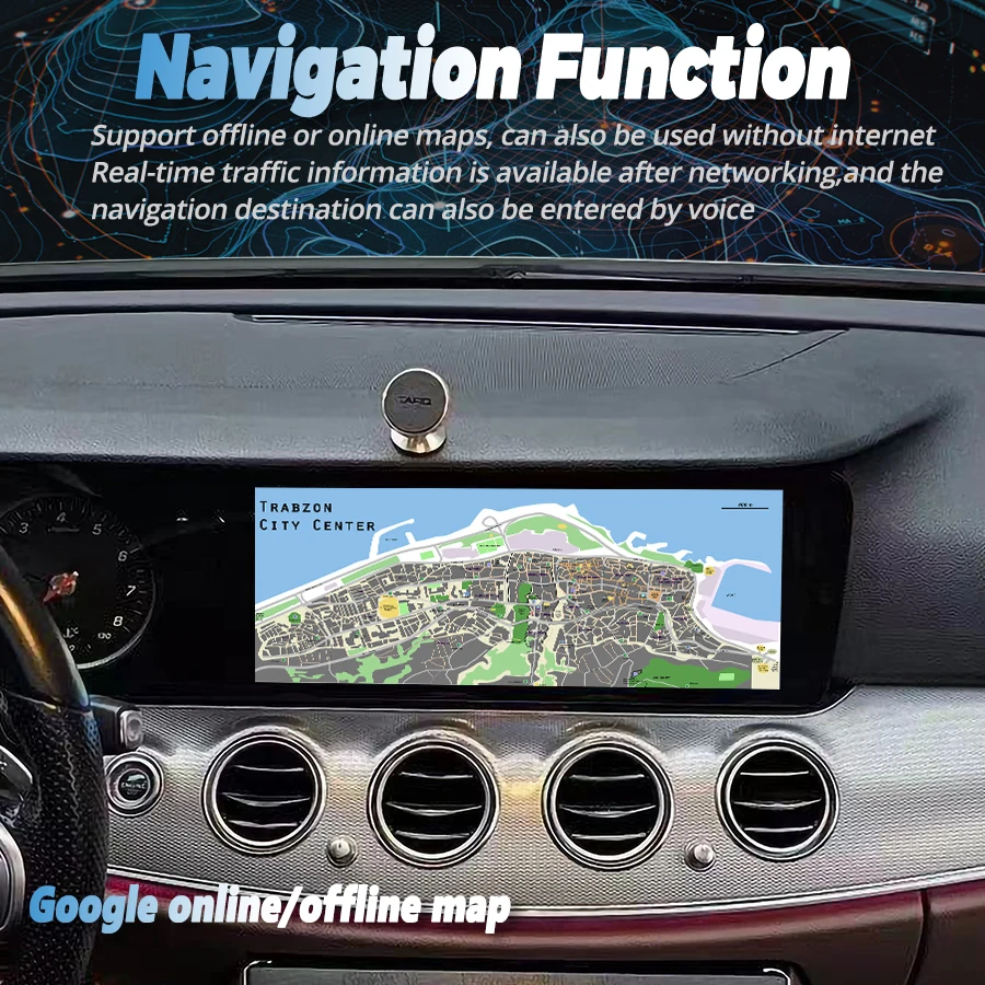 256 ГБ 12 3 дюймов Android 13 экран для Mercedes Benz E Class E200 E300 E320 W213 2016-2020 GPS Carplay автомобильный