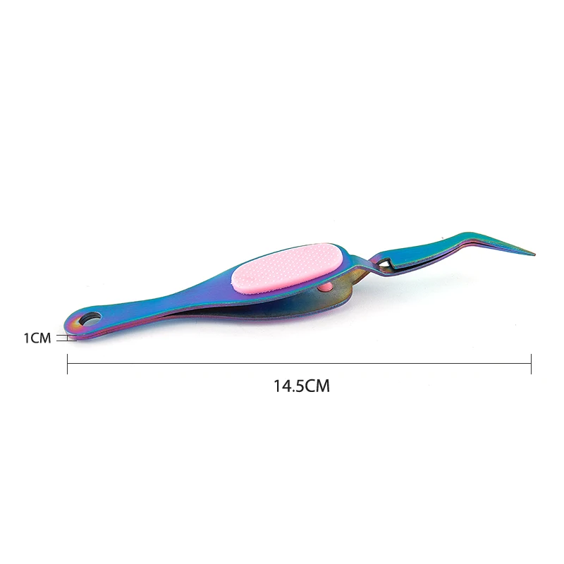 Пинцет из нержавеющей стали с мягким захватом и обратным |