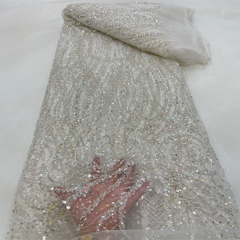 

2023 африканские высококачественные кружева, новейшая французская сетка, вышитые кружева в тюле, нигерийская ткань RF3259