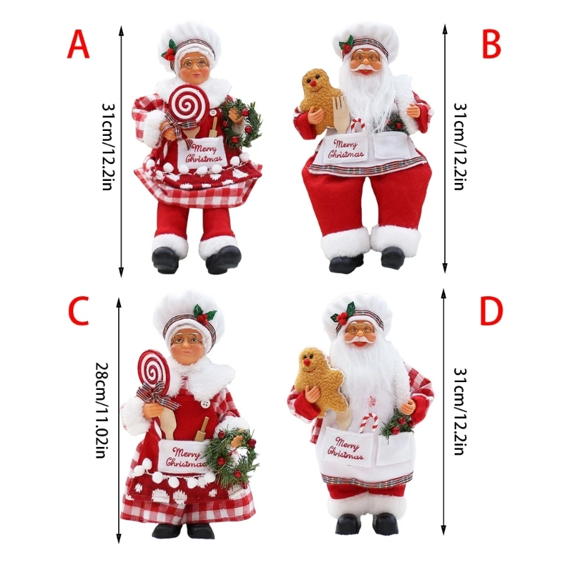 Праздничное очарование с декоративными элементами Санта-Кука для офиса и