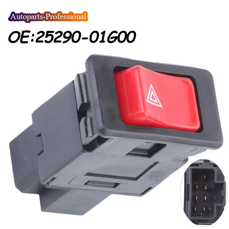 

Кнопка-переключатель аварийной сигнализации 2529001G00 25290-01G00 для автомобилей Nissan, автоаксессуар