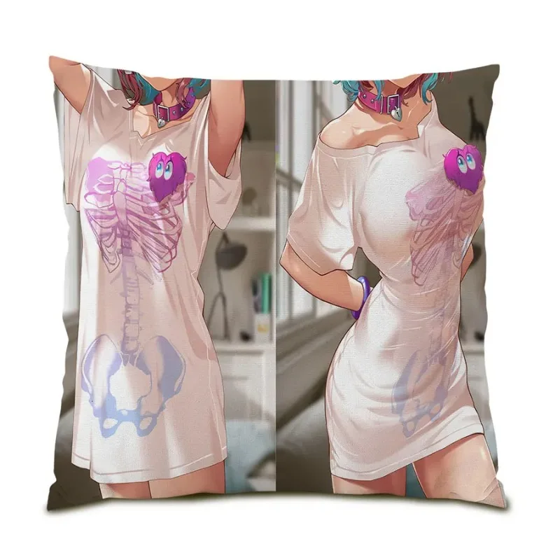 Рисунок 6 - Льняная наволочка из полиэстера с рисунком аниме