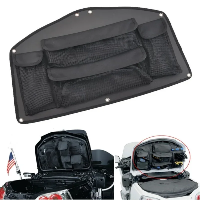 

Для Honda Gold Wing GoldWing GL1800 2001-2017 съемная крышка багажника мотоцикла, сумка-органайзер, сумка для инструментов, внутренние карманы для багажа, подходят