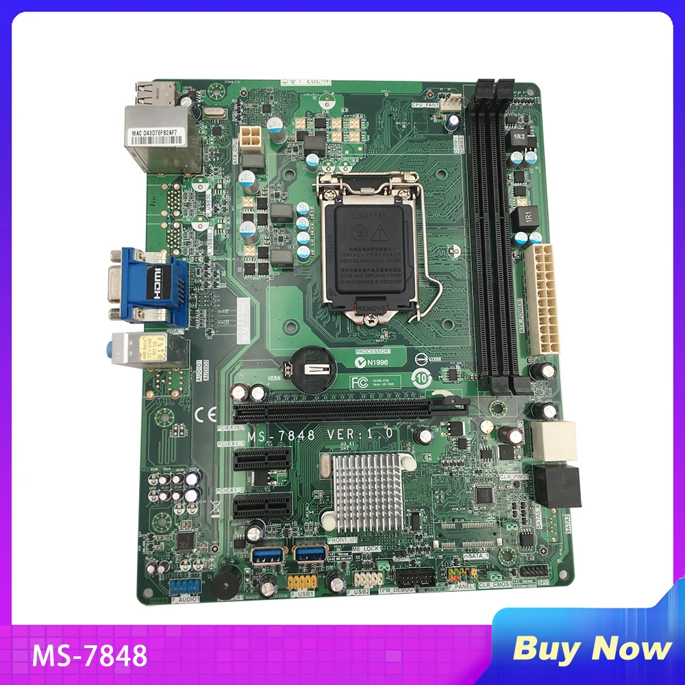 Desktop Mainboard Essentielb MS-7848 VER 1.0 LGA1150 DDR3 Fully Tested