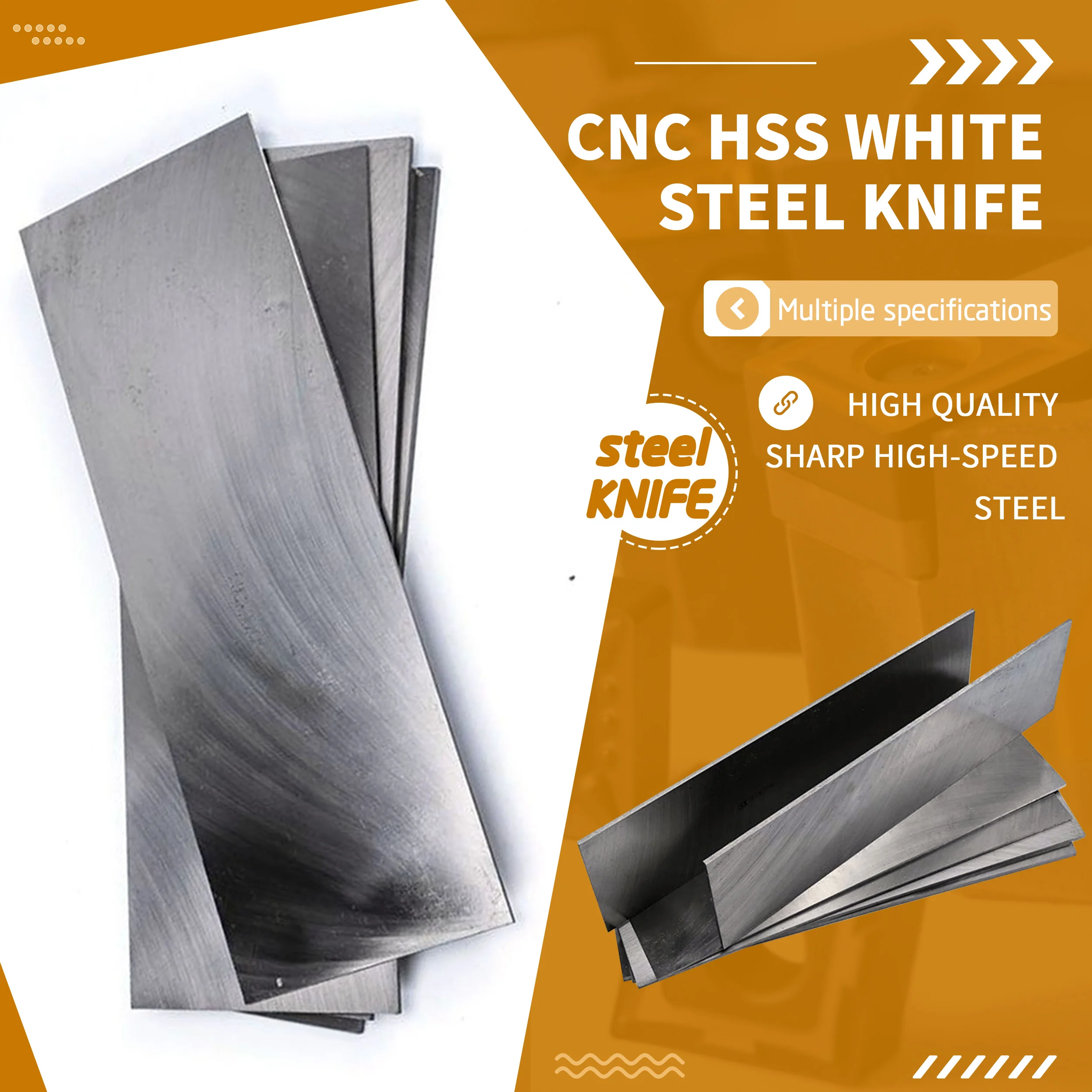 

12x20 12x25x300MM 12x30 12x35 CNC Turning Tools HSS White Steel Knife Knives Embryo Material High Hardness Stable Durable Blade