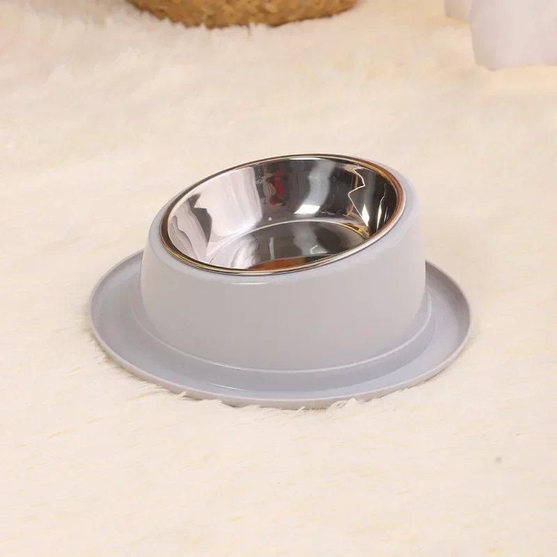 Аксессуары из нержавеющей стали для собак чаша стальной контейнер-кормушка