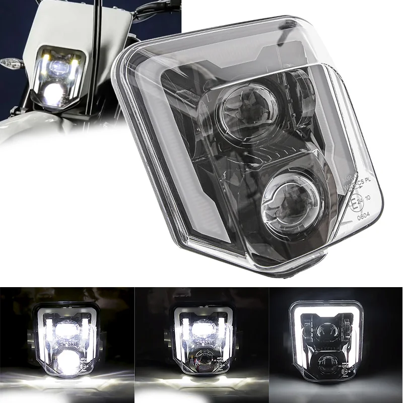 Новинка 2022 передняя фара головного света для Husqvarna 125 250 300 350 450 501 250i 300i FE250 FE350 FE450