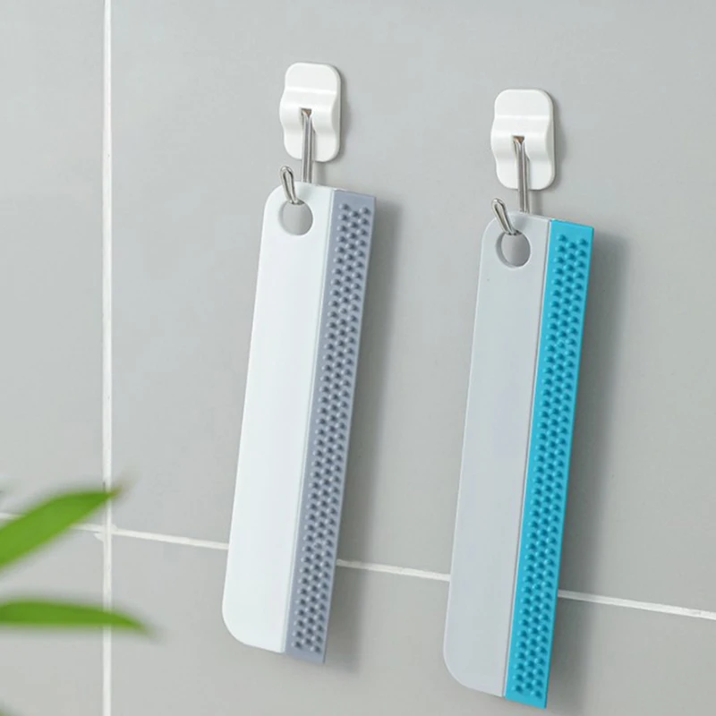 

Soft Silicone Glass Wiper Scraper Window Cleaning Brush Kitchen Bathroom Glass Cleaning Tools For Car Mirror Cleaner Squeegee
