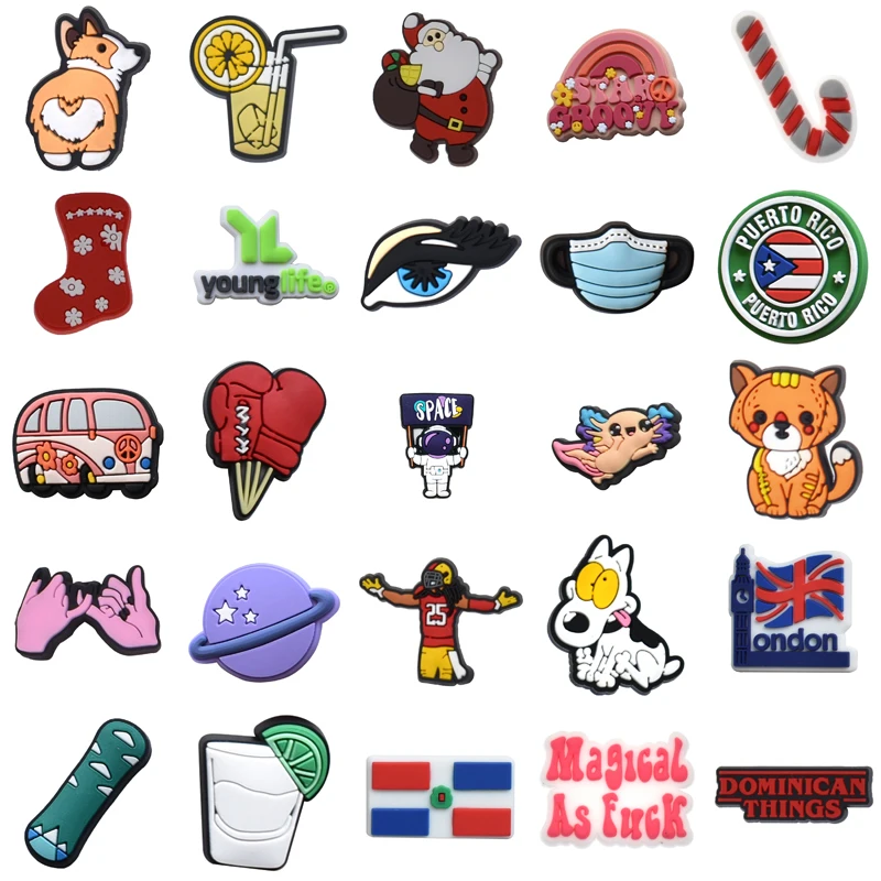 

Set Jeans Women Charm Shoes Accessories Men Decorations for Crocs Girl Wholesale Bulk Packs Shoe Charms Gifts Kids Boy Para Pins