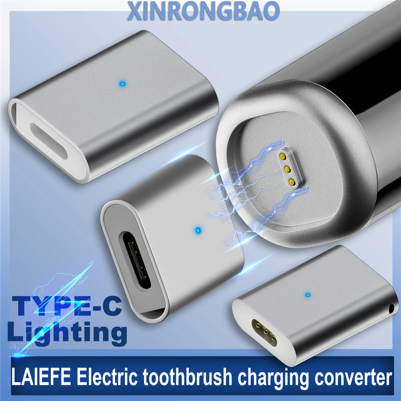 Магнитный USB C адаптер для зарядки электрической зубной щетки