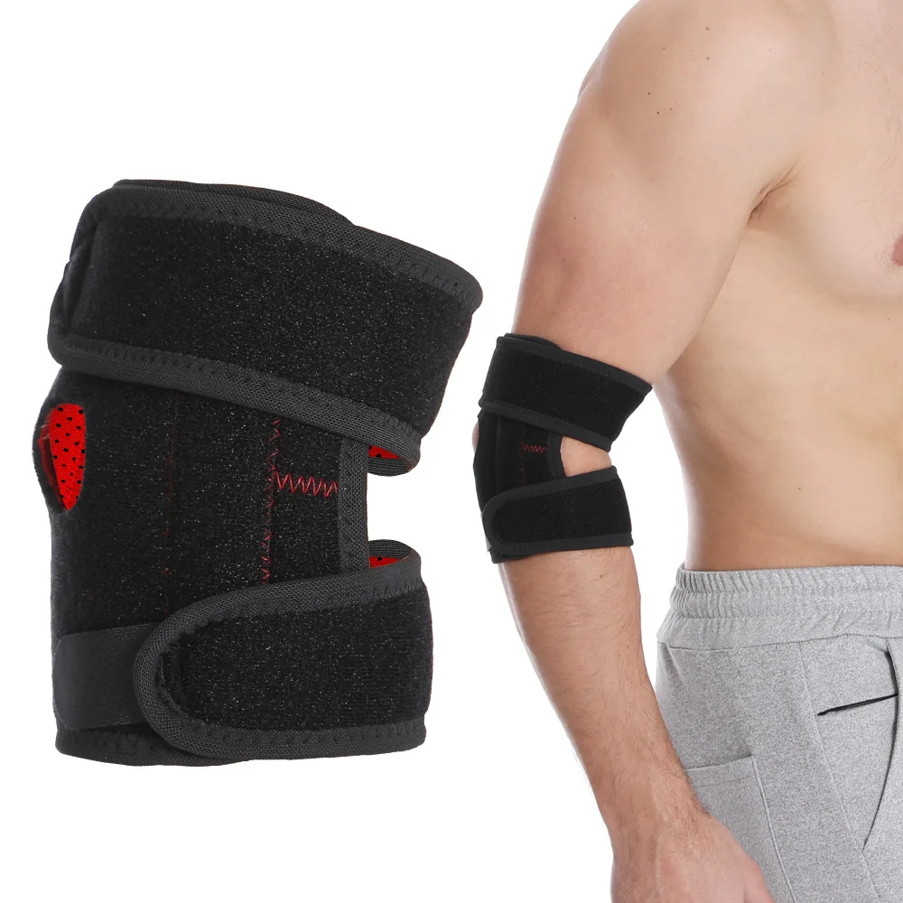 Basketball Elbow Pads Sports Anti-collision Spring Support Adjustable Breathable Elbow Pads Arm Pads Spring Elbow Pads