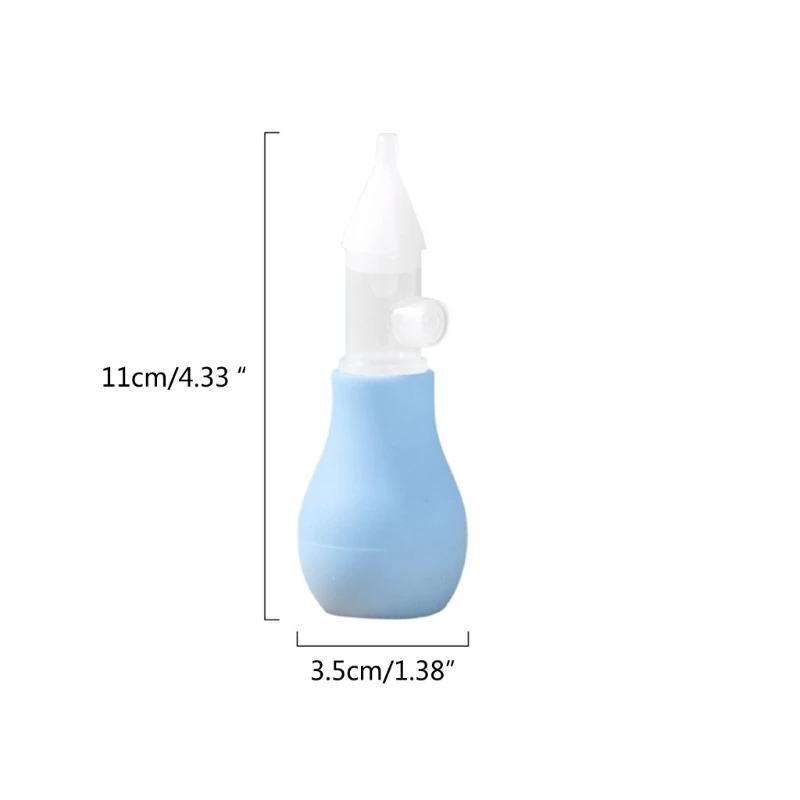Newborn Nasal Aspirator Nose Vacuum Suction Squeeze Nose Aspirator Nose Cleaning Kit Easy Use Baby Nose Booger Sucker G99C images - 6