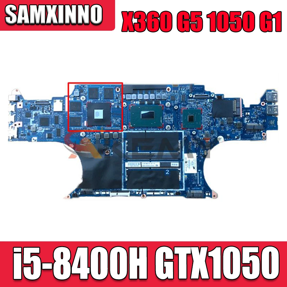 

L33159-601 DA0XW1MBAI0 original mainboard For HP ZBOOK X360 G5 1050 G1 Laptop Motherboard mainboard with i5-8400H GTX1050 GPU