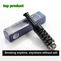 cigarette artifact no soot removable to clean cigarette tube portable creative cigarette kit black straight healthy smoking tool