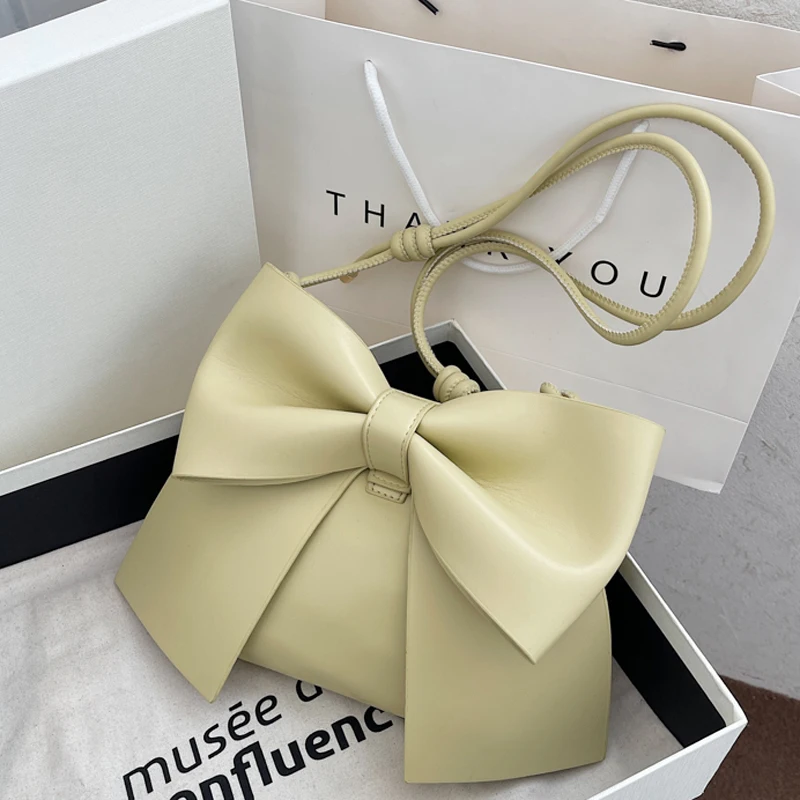 

Elegant Women PU Leather Handbags Female Shoulder Crossbody Bags for Women Handbags High Quality Ladies Messenger Hand Bags Bow