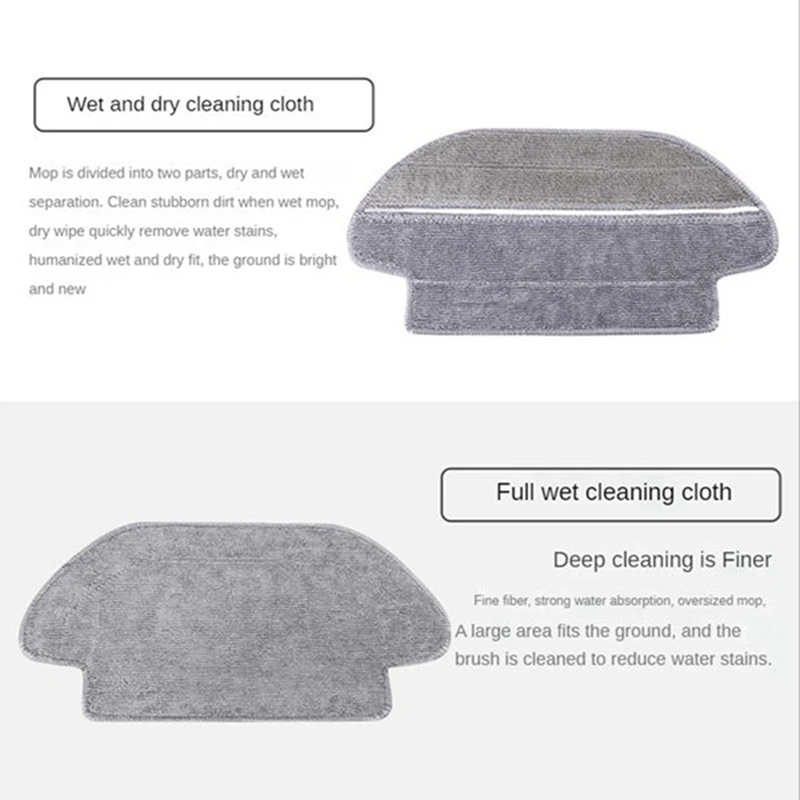 Основная боковая щетка с фильтром аксессуары для швабры Xiaomi Mi Robot Vacuum-Mop Pro STYTJ02YM 2S