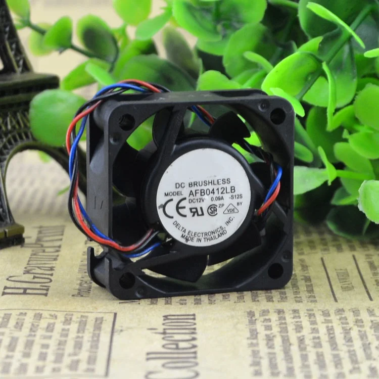 

Brand new original 4015 12V 0.09A 3 line double ball mute small fan AFB0412LB-S12S