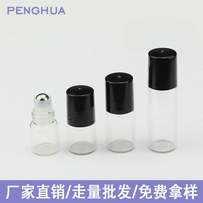 , 1ml 2ml 3ml 5ml, Refillable Rollerball Perfume Bottles With Roll-on Applicator Packaging