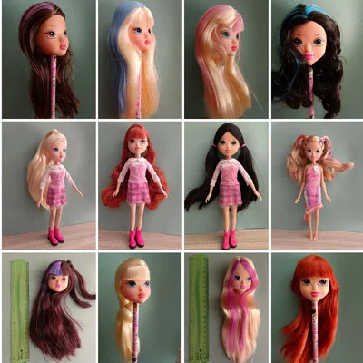 

new brand accessories doll head mg moxie gril doll head 25cm make up DIY lala body