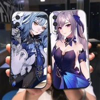 anime genshin impact phone case for samsung galaxy s8 s8 plus s9 s9 plus s10 s10e s10 lite 5g plus soft silicone cover back