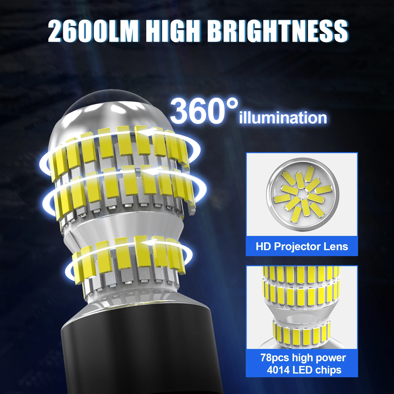Лампы для указателей поворота автомобиля BEVINSEE 2X T20 7443 W21/5W 7440 W21W WY21W