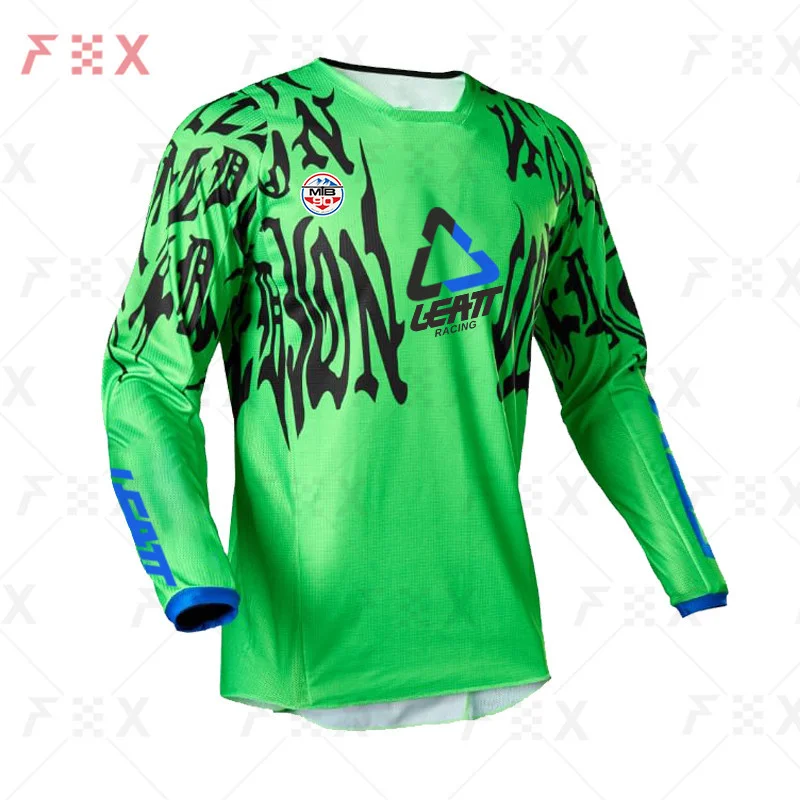 

2021 Off Road ATV Racing T-Shirt 2017 AM RF Bicycle Cycling Bike Downhill Jersey Motorcycle Jersey Motocross MTB Leatt racing