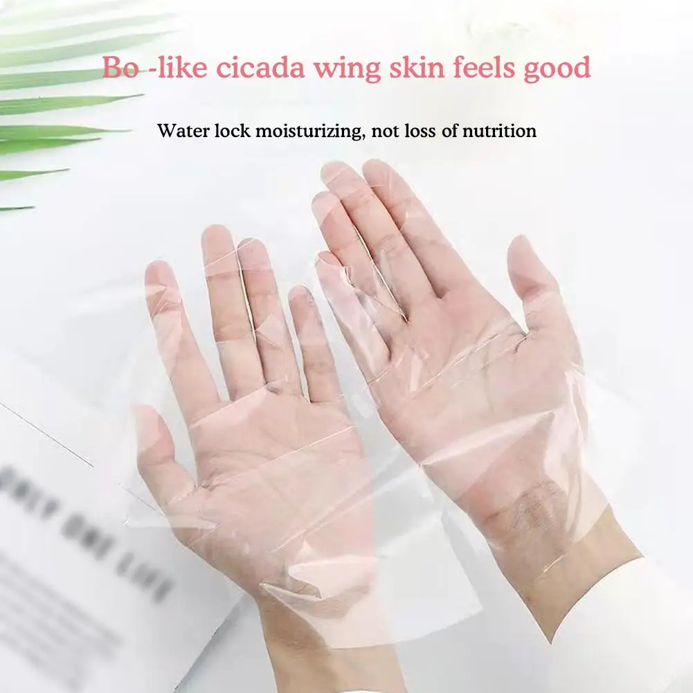 100 jednorazowych foliów do przechowywania świeżej twarzy papierowa folia świeżości plastikowy makijaż wodna maseczka dla kobiet E1L6